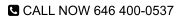  CALL NOW 646 400-0537